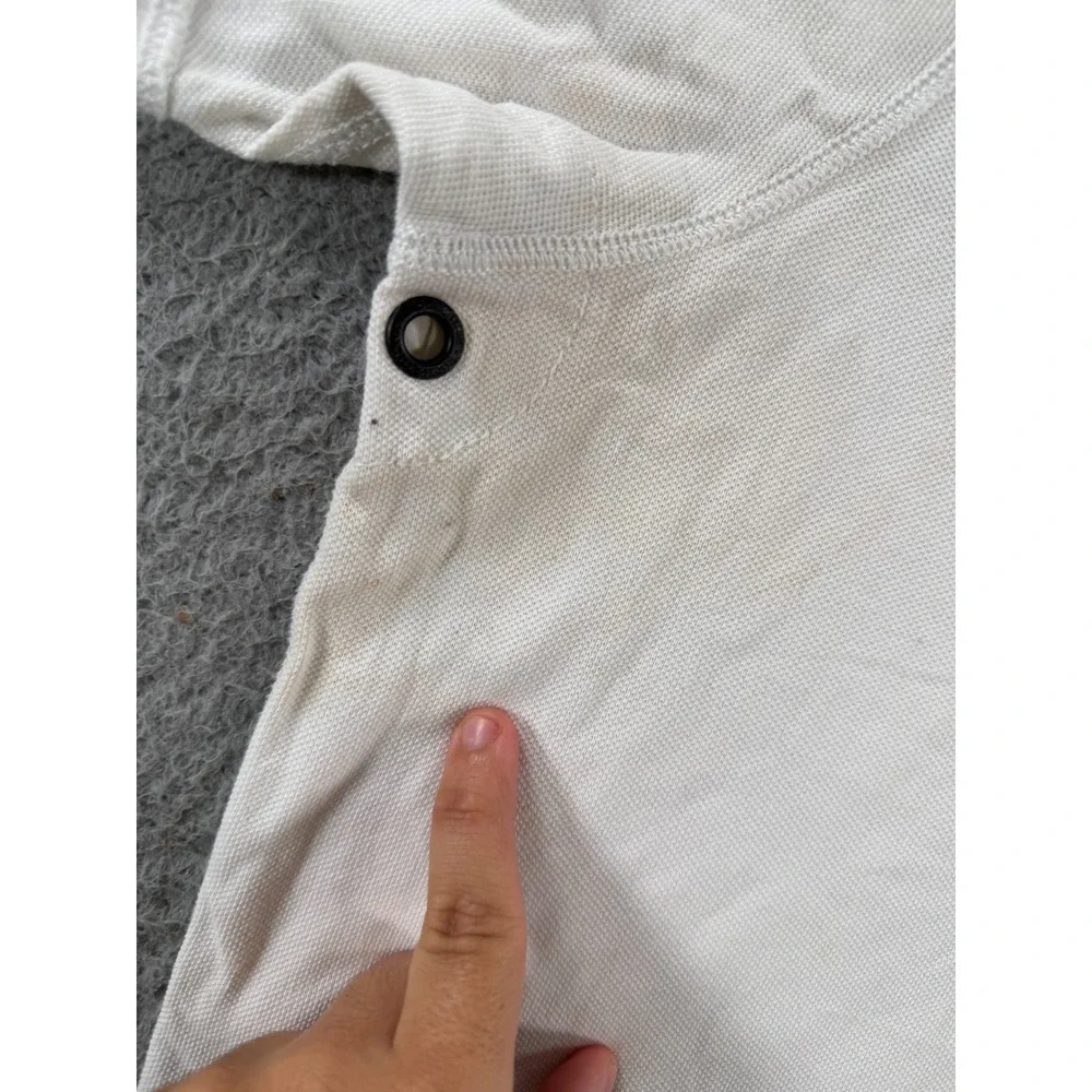 Polo Ralph Lauren Polo Shirt Men White 2XL Arms Rec Rugby Cross Wings Custom Fit